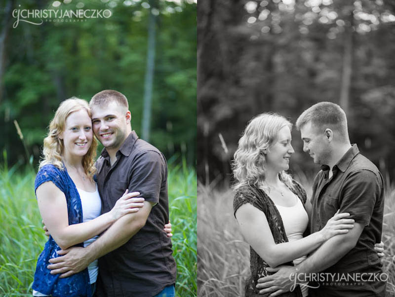 state park engagement session wi