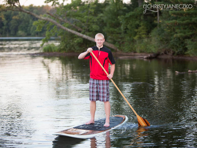 stand up paddle board senior pictures