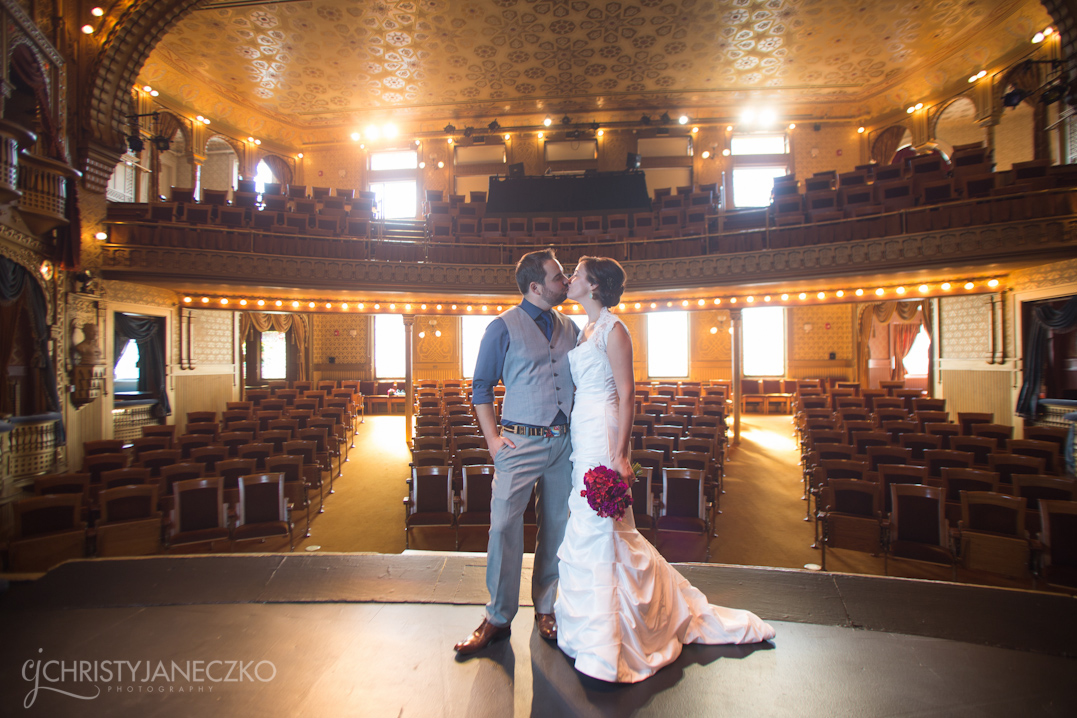 mabel tainter theater stage wedding