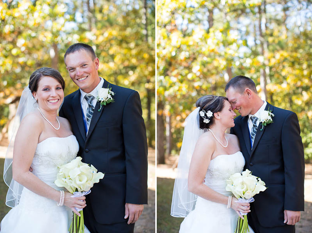 september wedding first look carson park eau claire wi