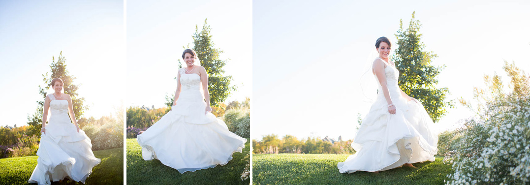 phoenix park bride twirling in dress eau claire wi wedding photographer