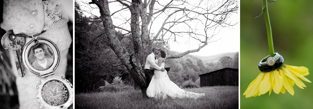 wv wedding photographer mountain rain