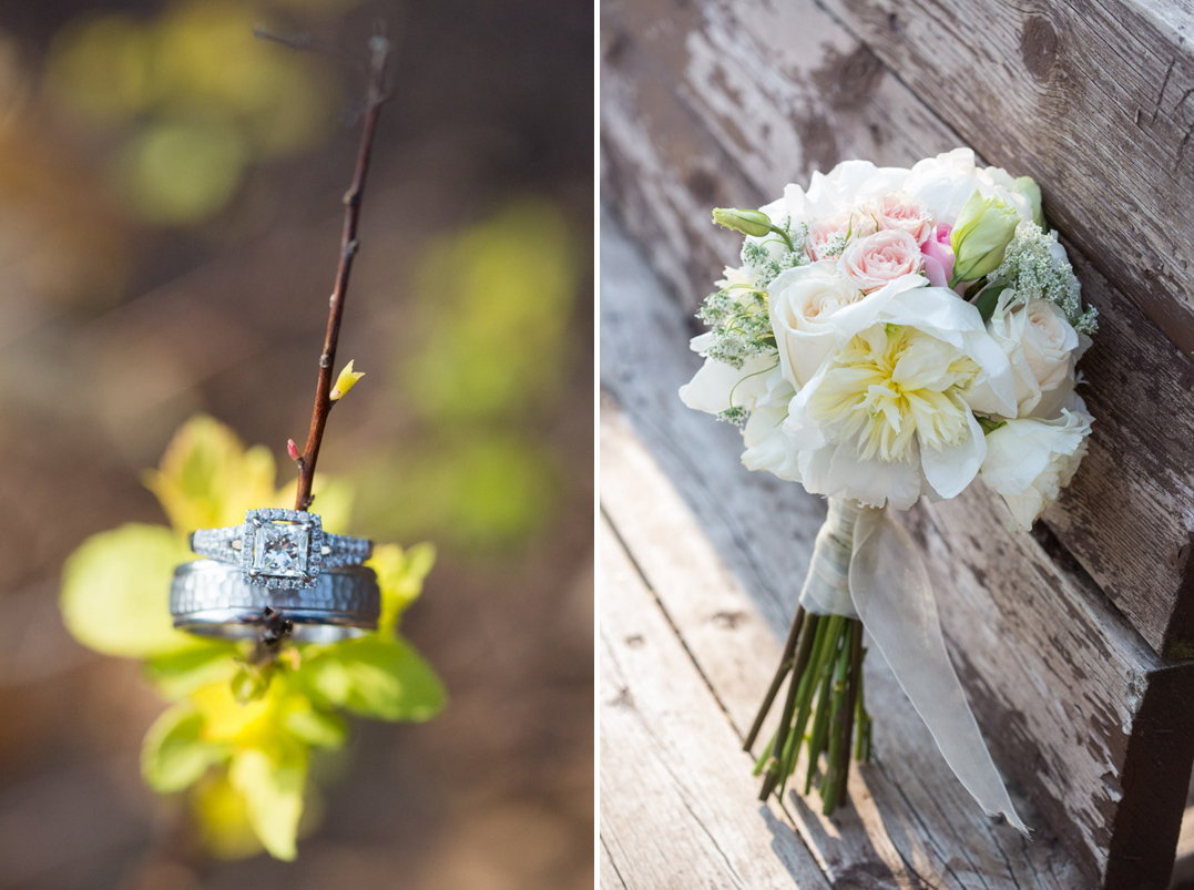 ring and bouquet lake wissota kamp kenwood wedding