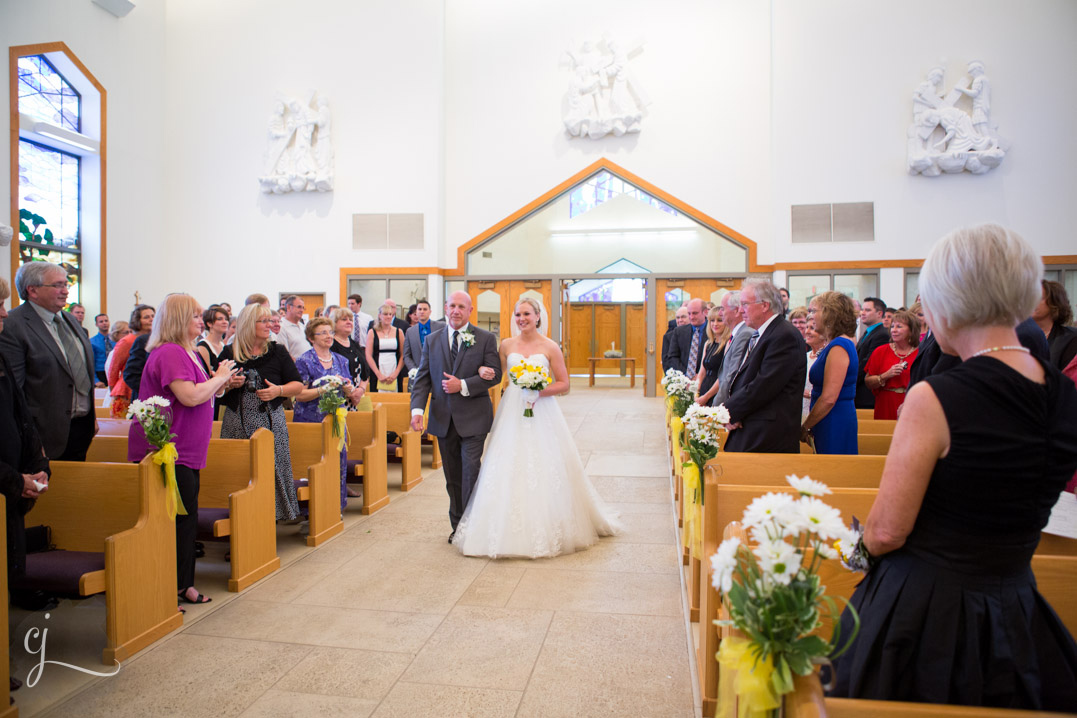 st raymond of penafort catholic church bracket wi wedding the bride and her father