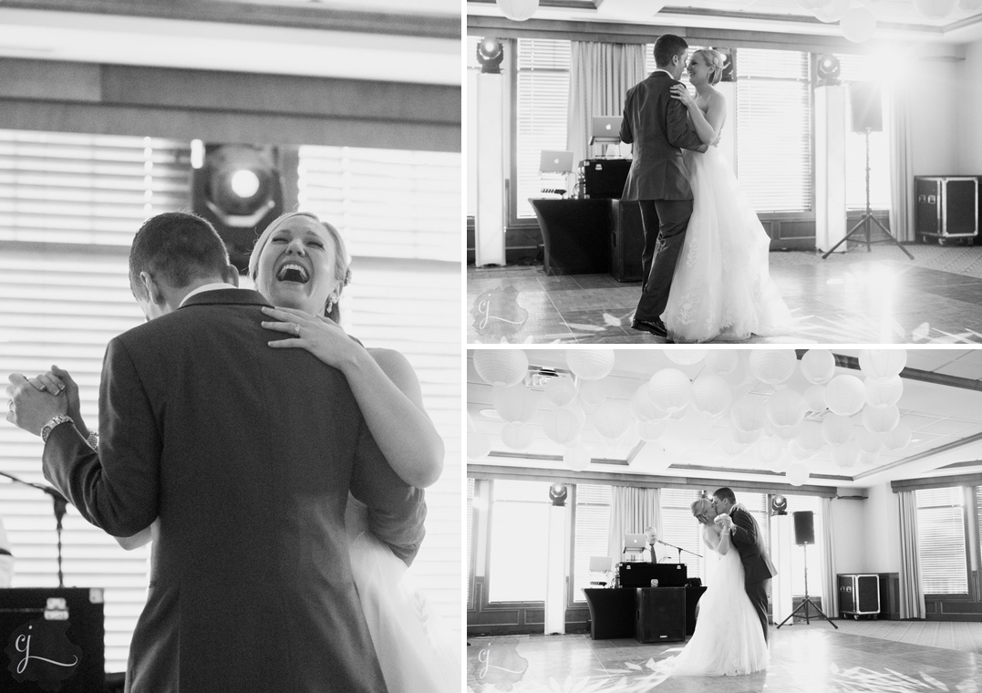 eau claire golf and country club wedding first dance