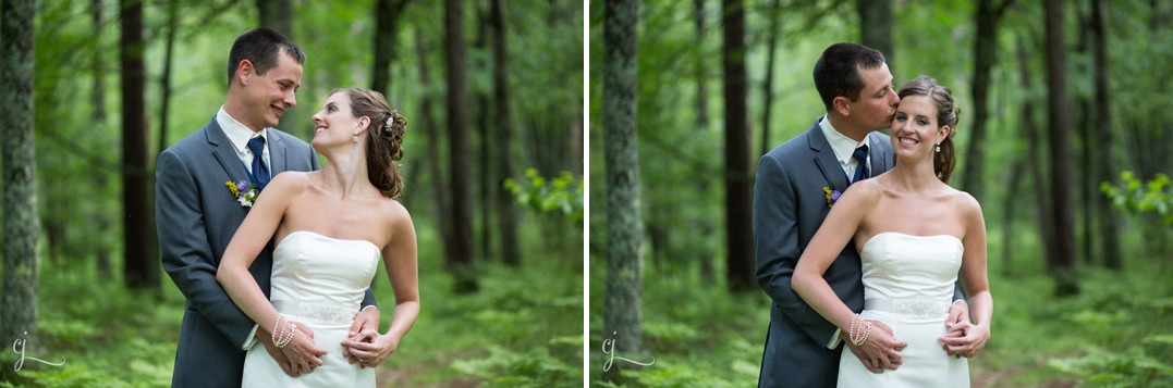 forest bride and groom st germain lakeside wedding