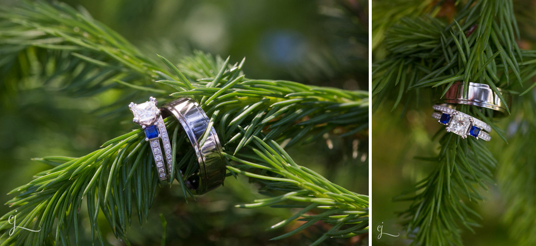 sapphire and diamond ring wedding band university of kentucky colors