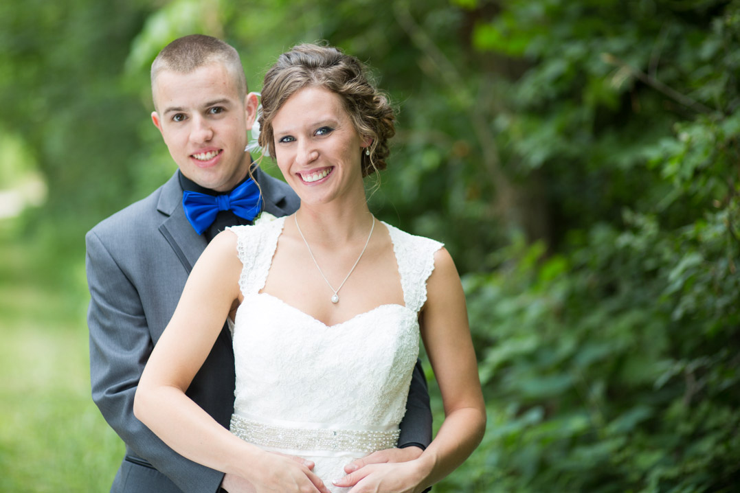first look bride and groom menomonie wi lace dress