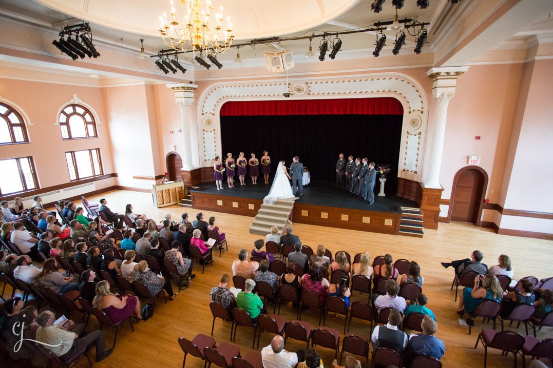 heyde center wedding chippewa falls wi ceremony auditorium