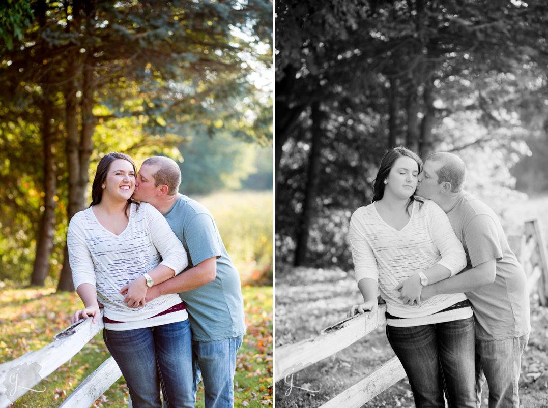 bloomer wi witt park museum engagement session