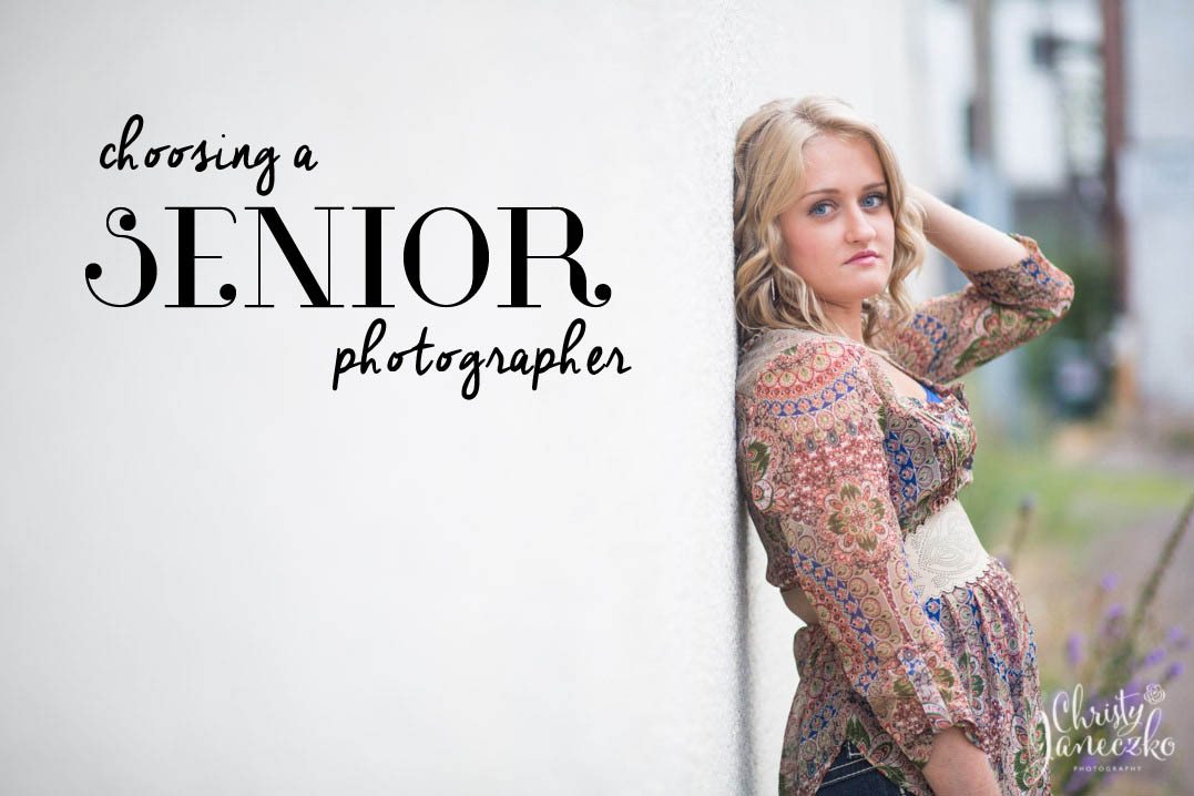 choosing a senior photographer