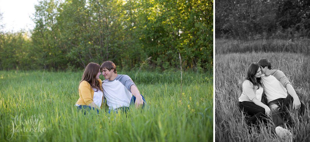 sweet bloomer engagement session