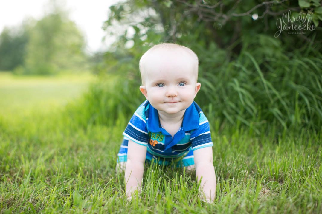 adorable one year old session chippewa falls