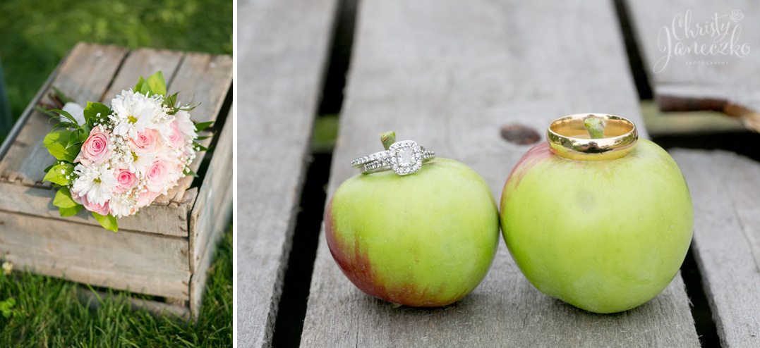stunning fergusons orchard eau claire wedding