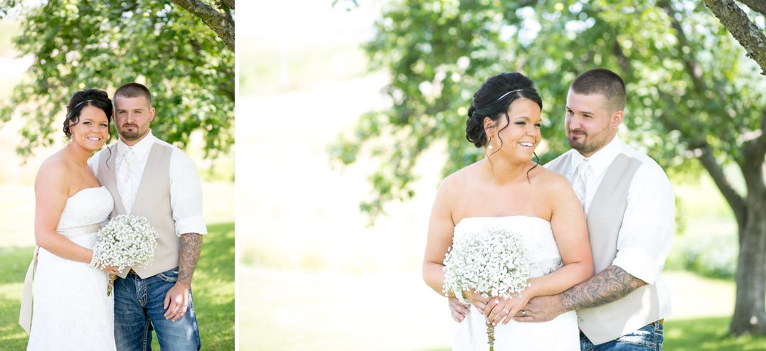 rustic eau claire hickory hills golf course wedding