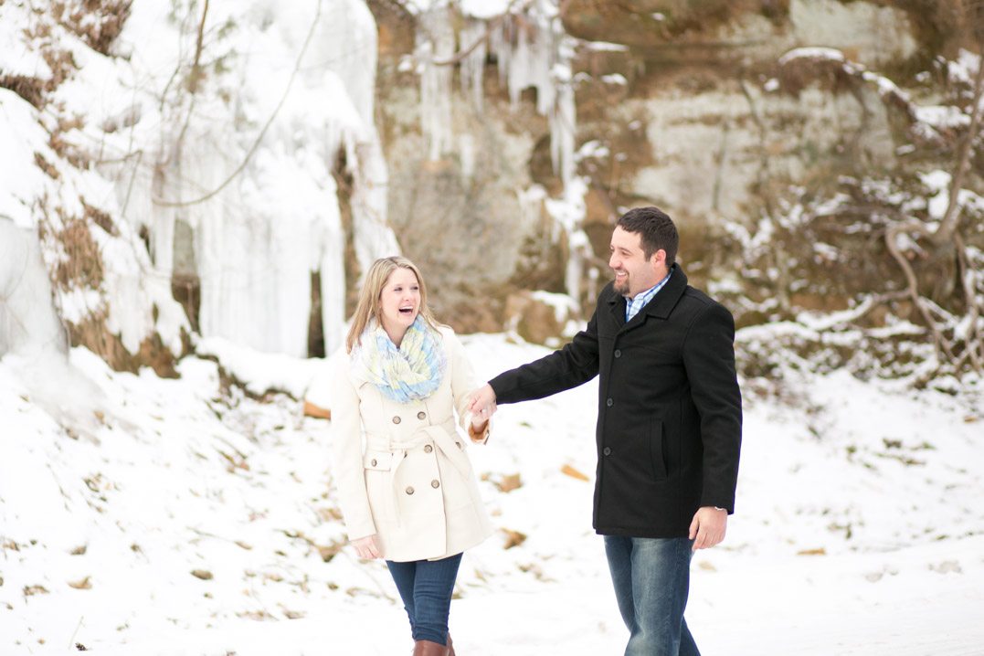 lovely chippewa falls winter engagement session
