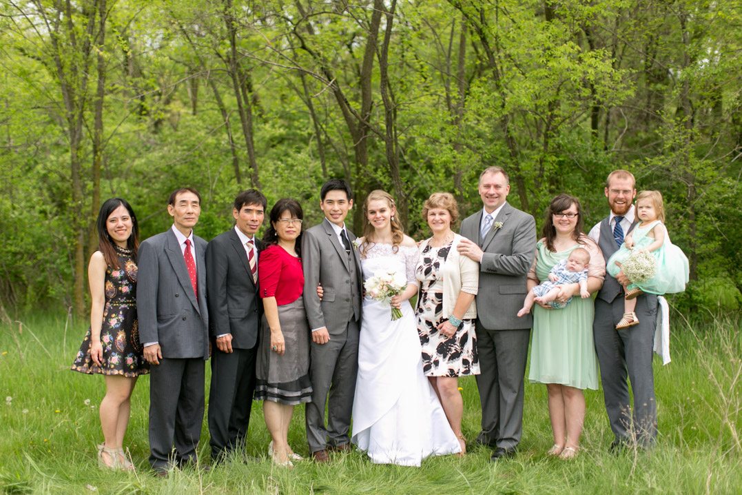 spring chippewa falls wedding