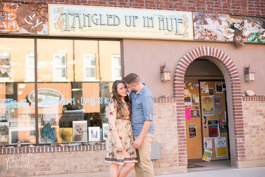tangled up in hue engagement session
