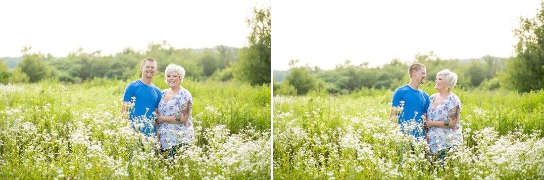 summer wisconsin couples session