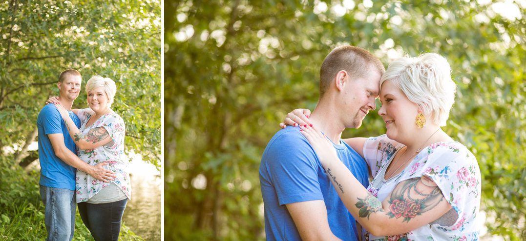 summer wisconsin couples session