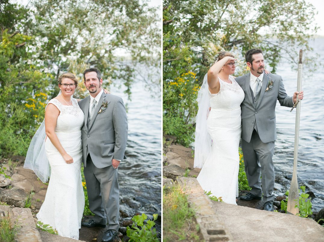 lake wissota garden wedding