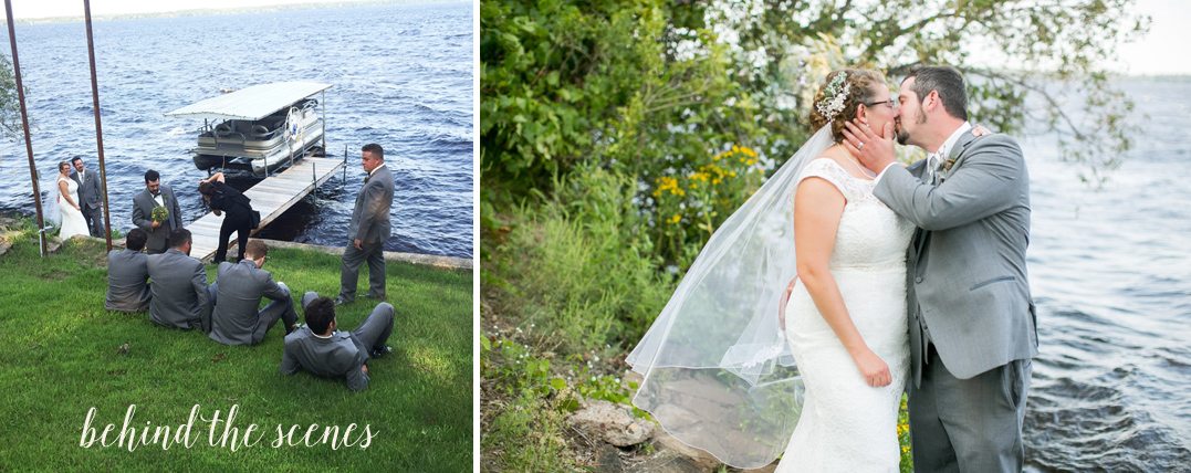 behind the scenes wedding photography