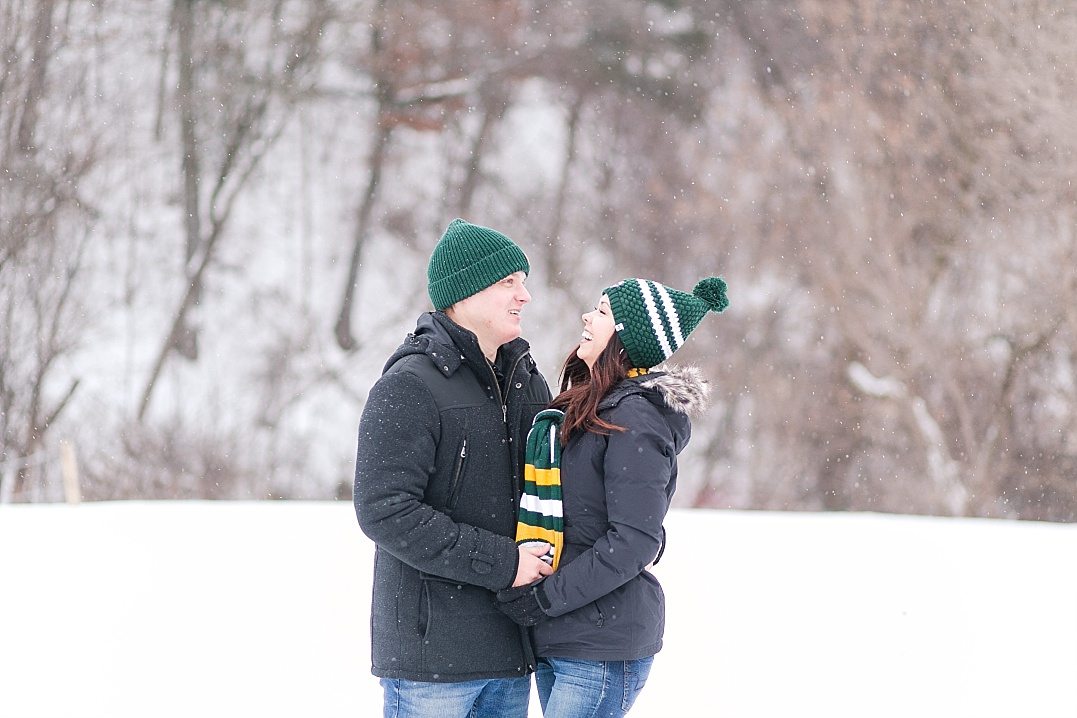 packer engagement session