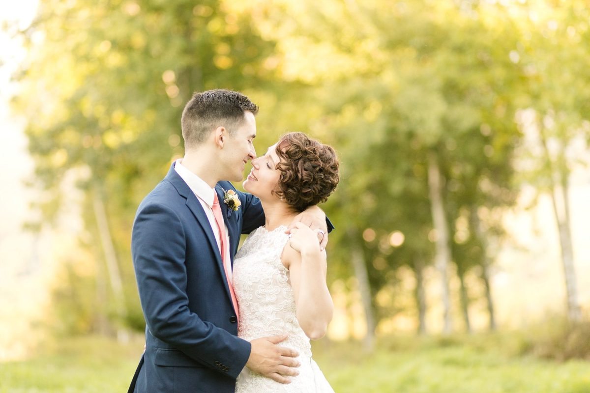 A stunning Wisconsin mountain top wedding, complete with Dodge Challenger and chairlift ride to the sky makes Casey & Taylor's Rib Mountain Amphitheater wedding so perfect. 