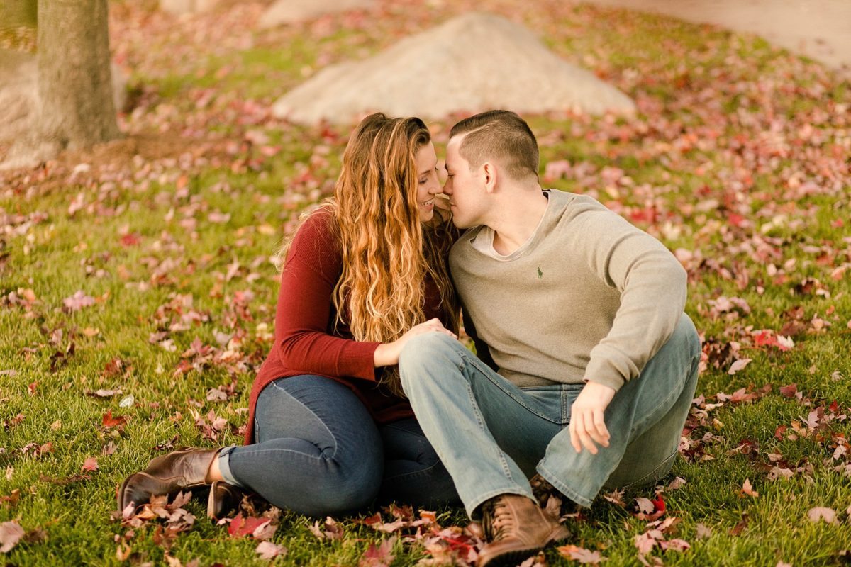 Alaina wrote her phone number in the back of Jacob's high school yearbook and that was that for these high school sweethearts engagement session.