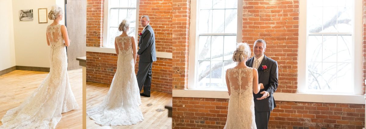 Vanessa & Mike were married a on chilly February day just blocks from the banks of the St. Croix River in Stillwater, MN at the JX Event Venue.