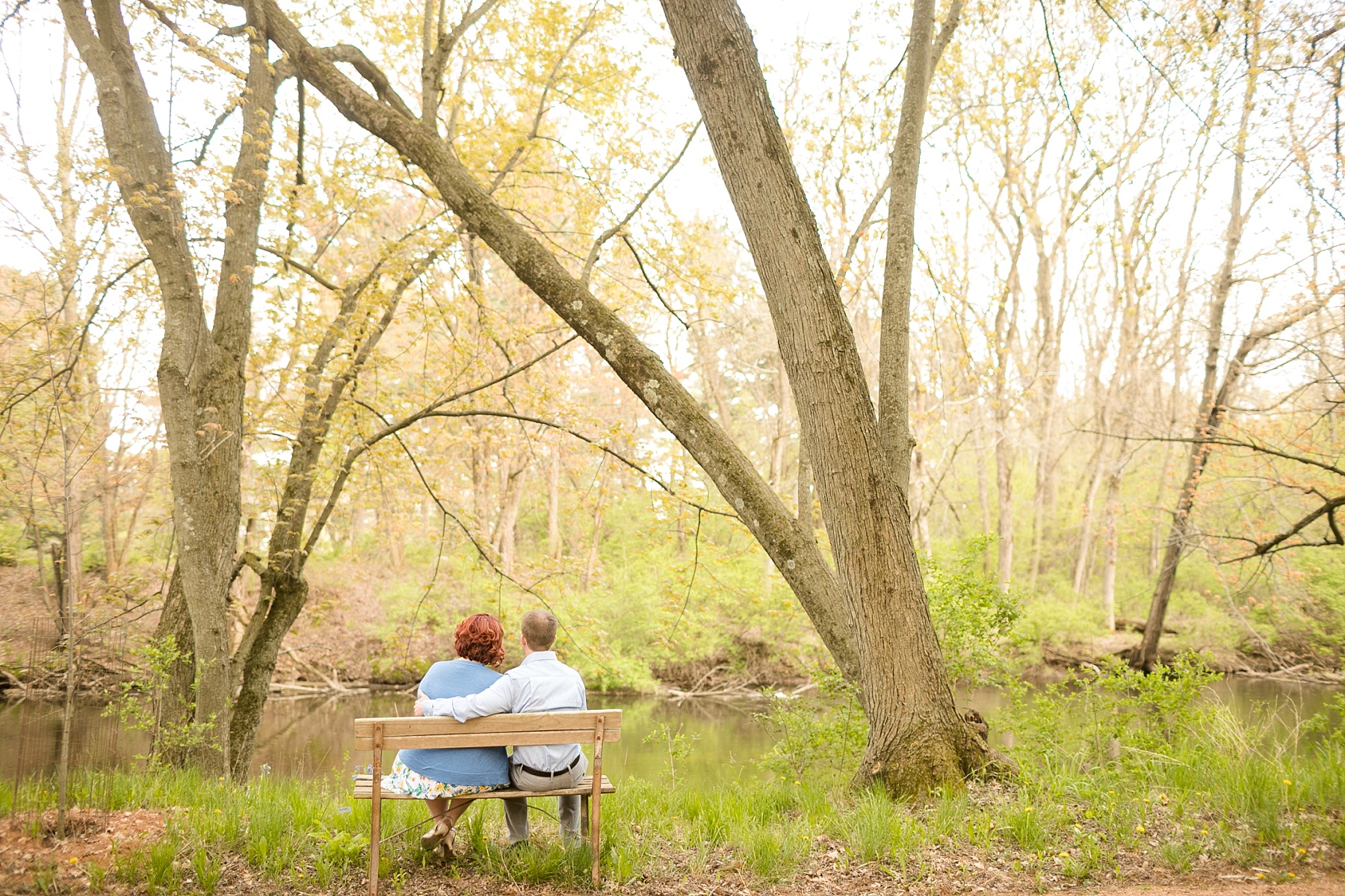 Helissa & Tim's engagement photos are filled with all things spring and my favorite park tucked in Chippewa Falls.
