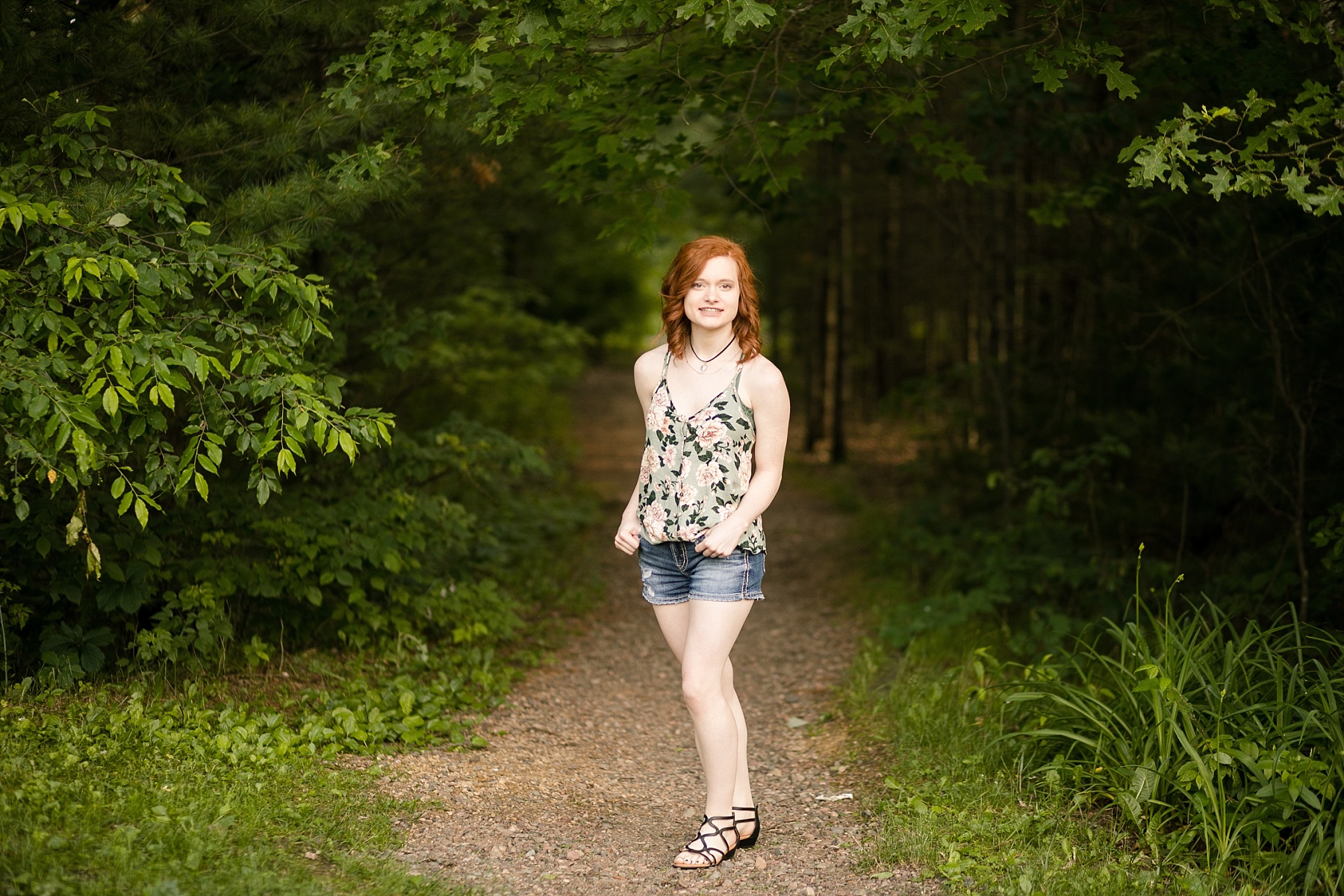 A little bit of sunshine and fields of flowers were perfect for Marissa's Lake Wissota State Park senior photos.