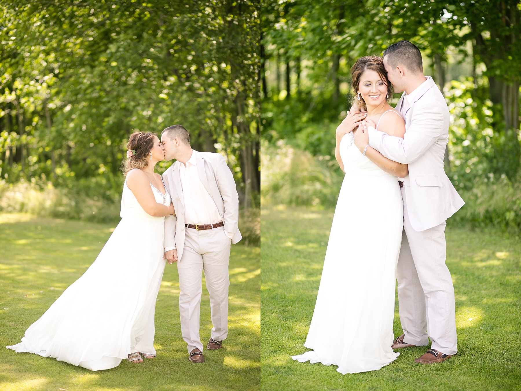Married in the Virigin Islands, Alaina and Jacob greeted their guests and danced the night away at The Barn on Stoney Hill for their reception.