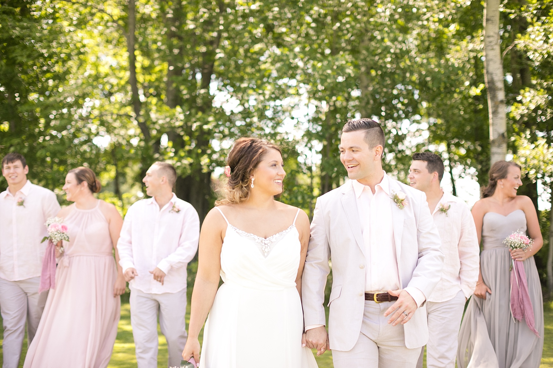 Married in the Virigin Islands, Alaina and Jacob greeted their guests and danced the night away at The Barn on Stoney Hill for their reception.