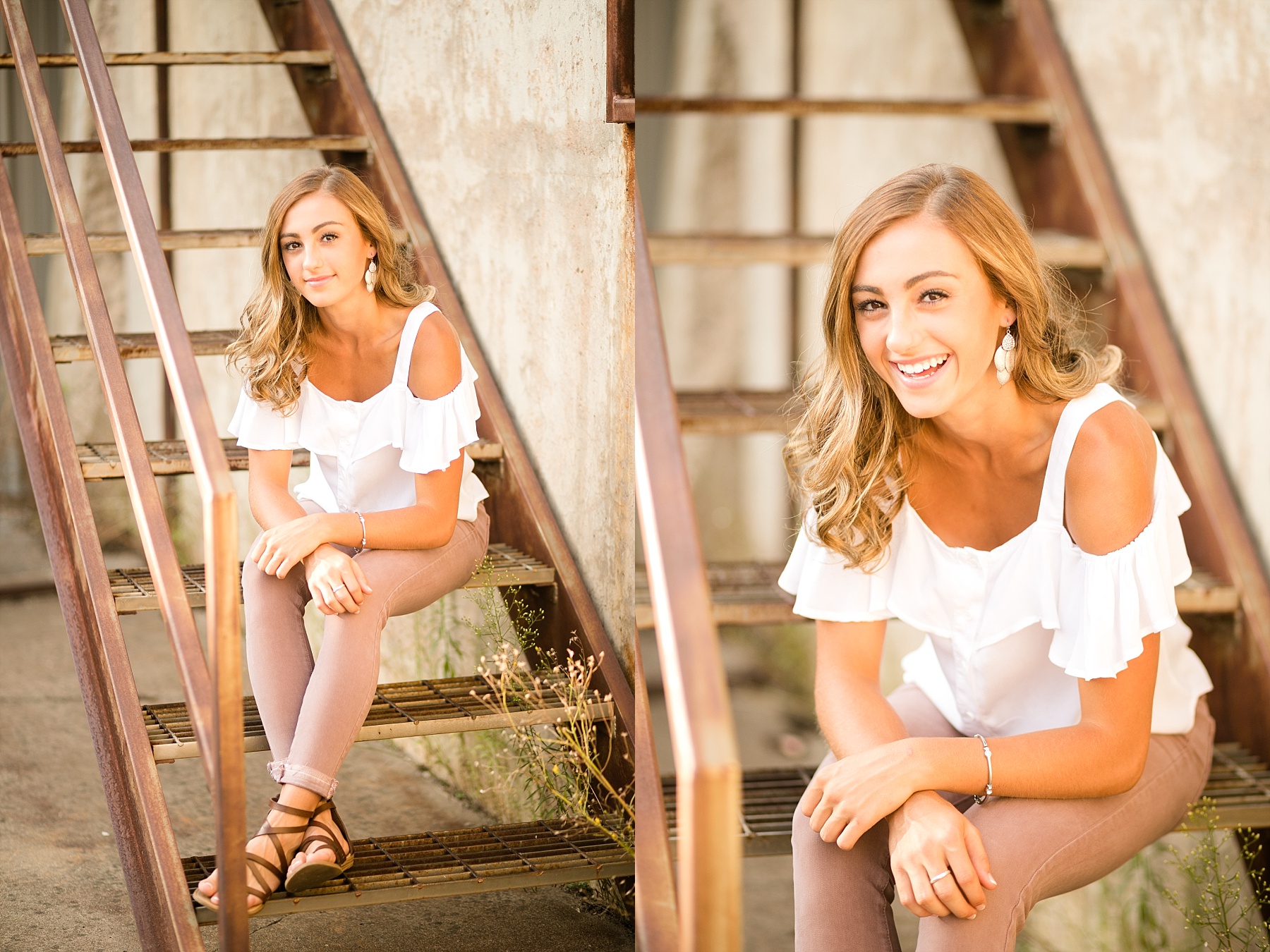 Kendall's stunning summer midwest senior photos are full with a barn with rustic charm and dramatic shots for track and field. 
