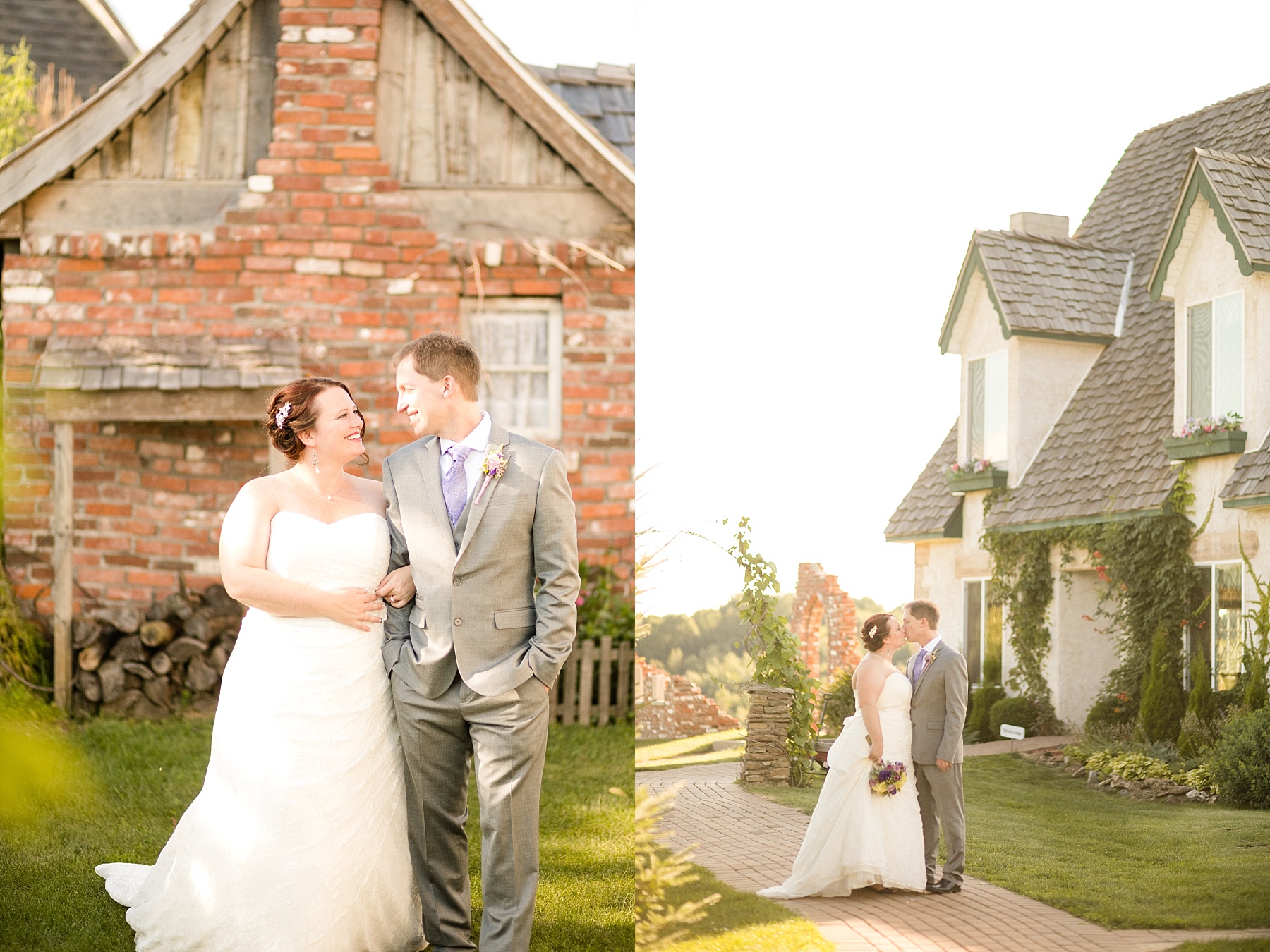 A sunny midwest day made for the perfect day to say I Do at Cottage Winery and Vineyard wedding.