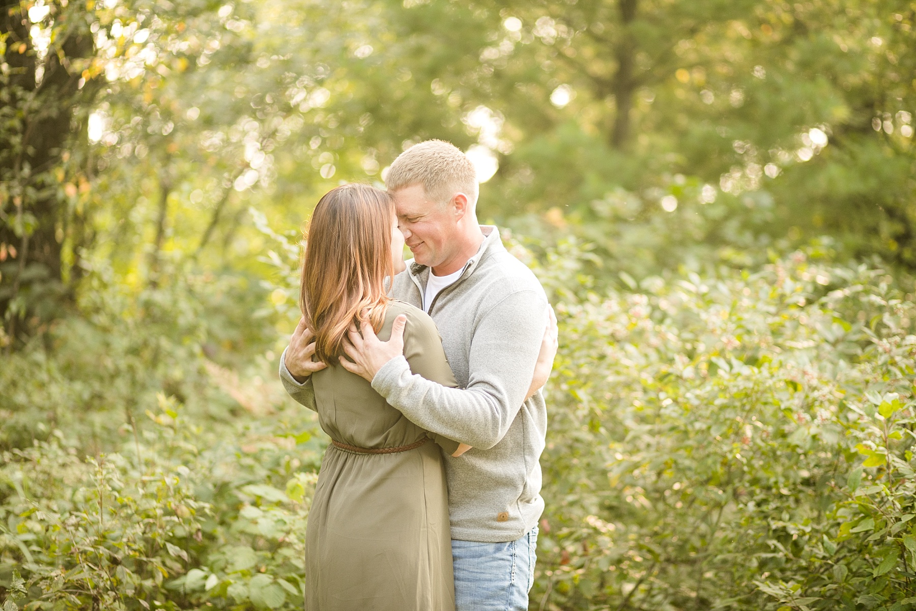 Alyssa & Cory drove over three hours for their destination Big Falls engagement session.