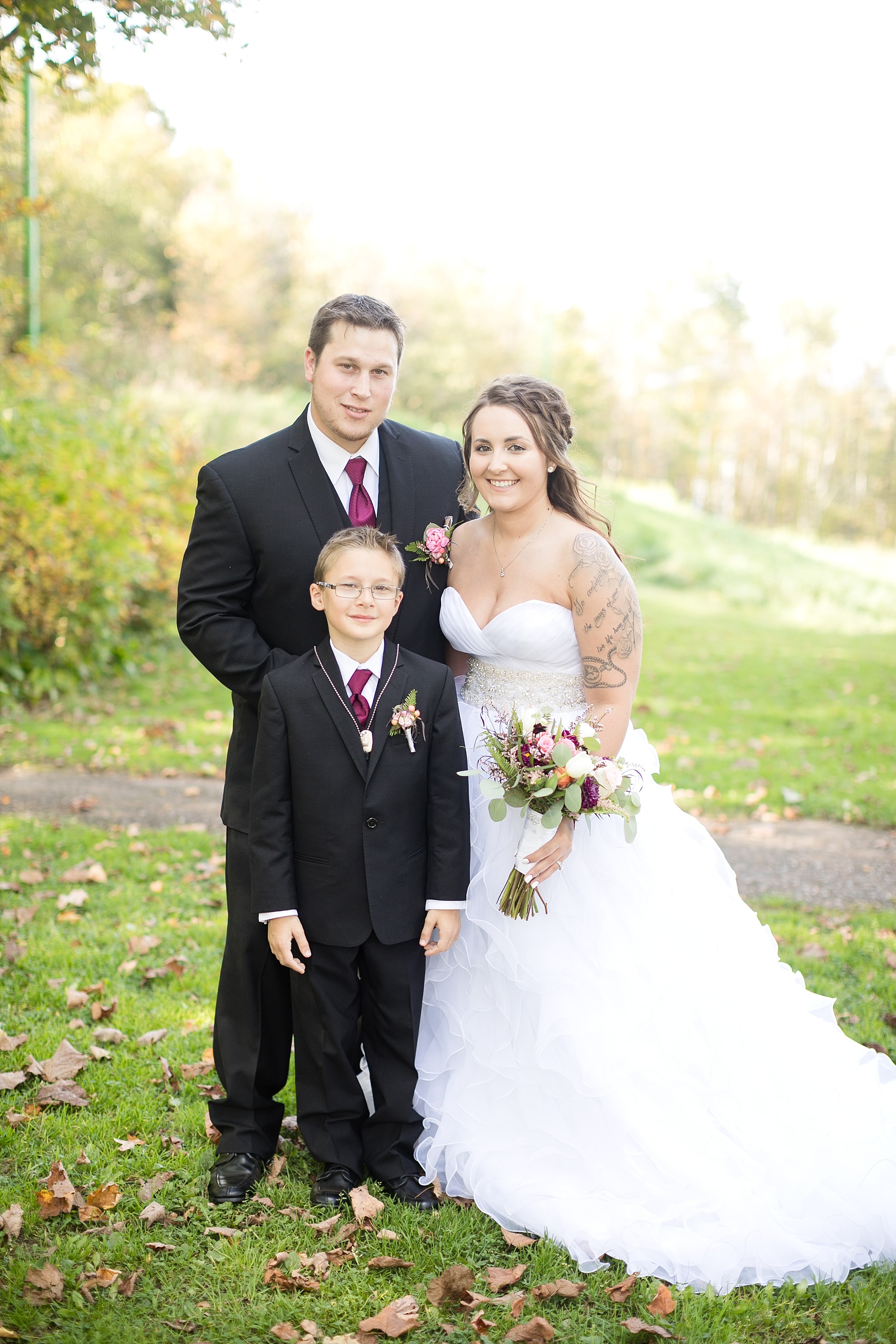 Leaves falling from the trees, a chairlift ride to see Wausau from above.. it was a wonderful fall Rib Mountain Amphitheater wedding for Bella & Dylan.