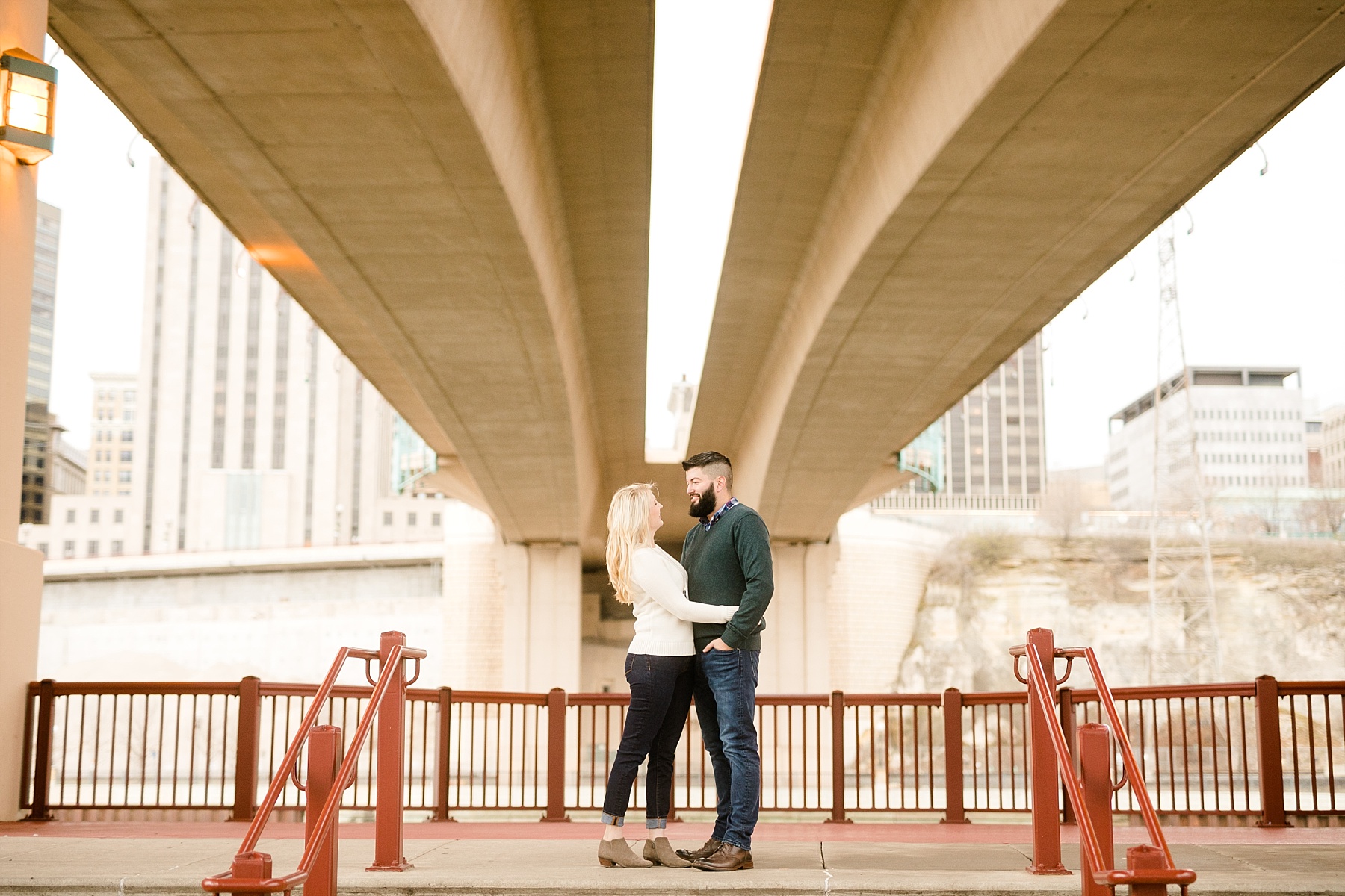 A romantic stroll through the Cathedral Hill neighborhood with these two was sweet perfection for Trina & Nolan's St. Paul Minnesota engagement pictures.