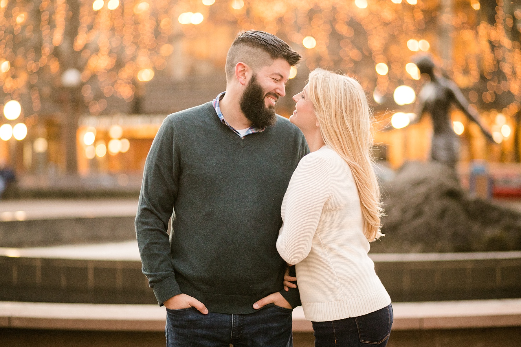 A romantic stroll through the Cathedral Hill neighborhood with these two was sweet perfection for Trina & Nolan's St. Paul Minnesota engagement pictures.