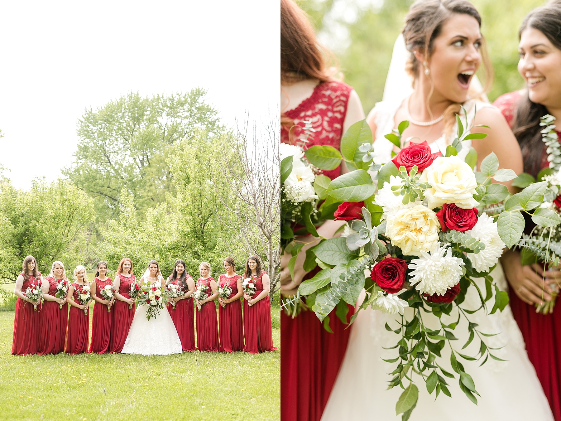 A May wedding set in the rolling hills just outside Madison at Villa Buonincontro in Fort Atkinson, WI