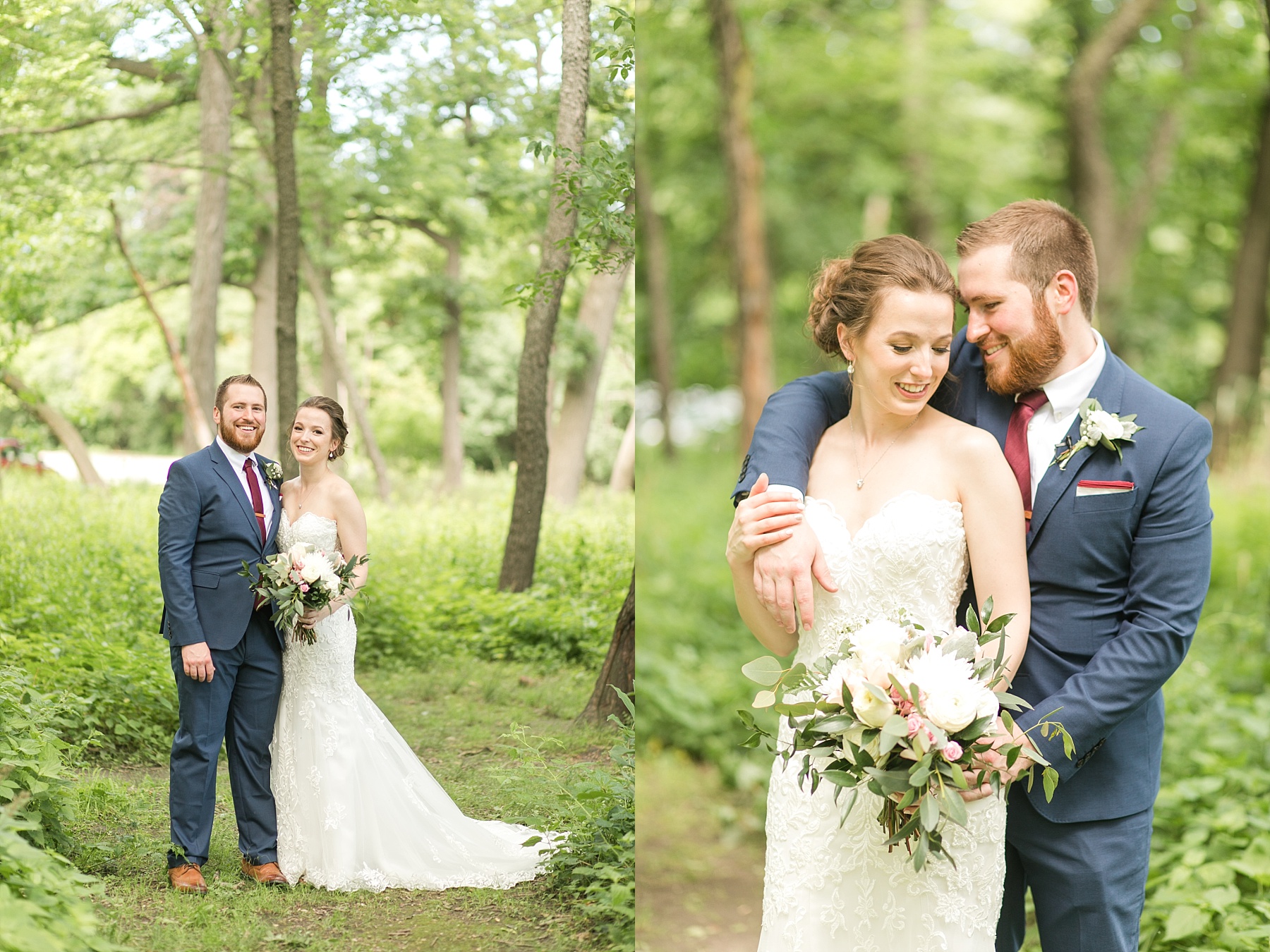 A summer wedding set on a nature reserve tucked in Monona, WI - this Aldo Leopold Nature Center Wedding in Madison, WI is a beautiful treat!