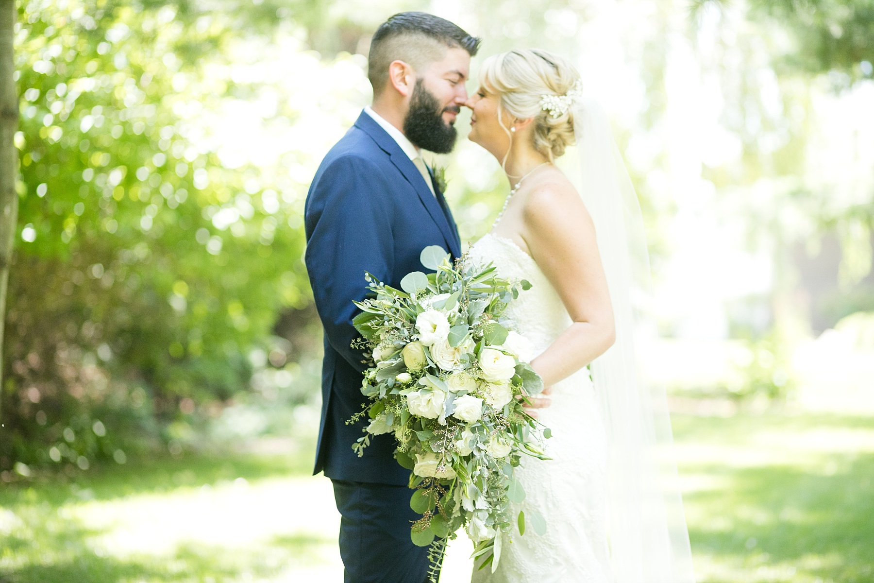 A eucalyptus filled wedding at The Florian Gardens in Eau Claire.