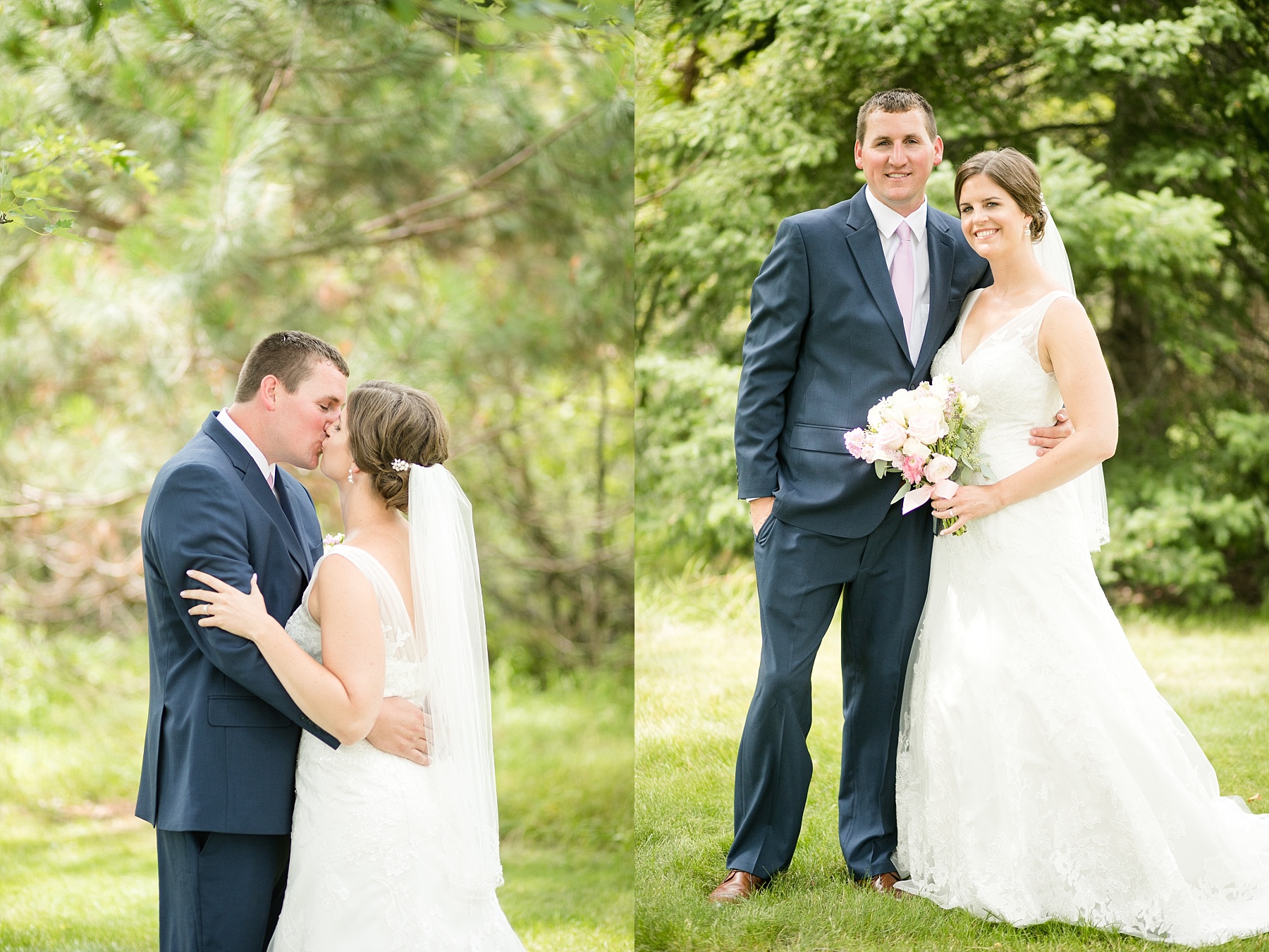 Maureen & Jamie were married on the shores of Little Saint Germain Lake, pouring rain & gale force winds couldn't stop them both from smiling from ear to ear.