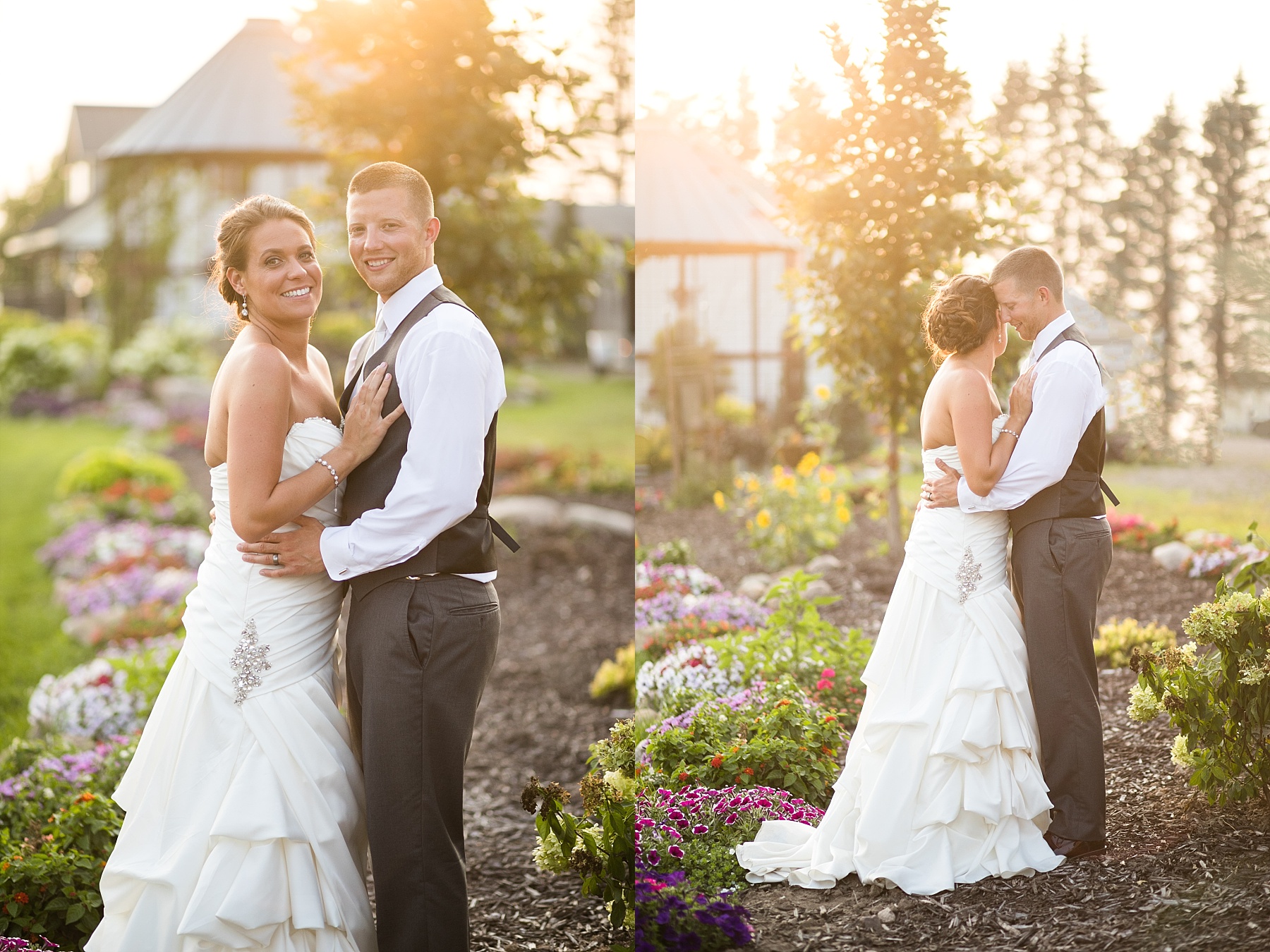 Marie & Austin were married on a hot August Saturday at The Barn on Stoney Hill in Cadott, WI.