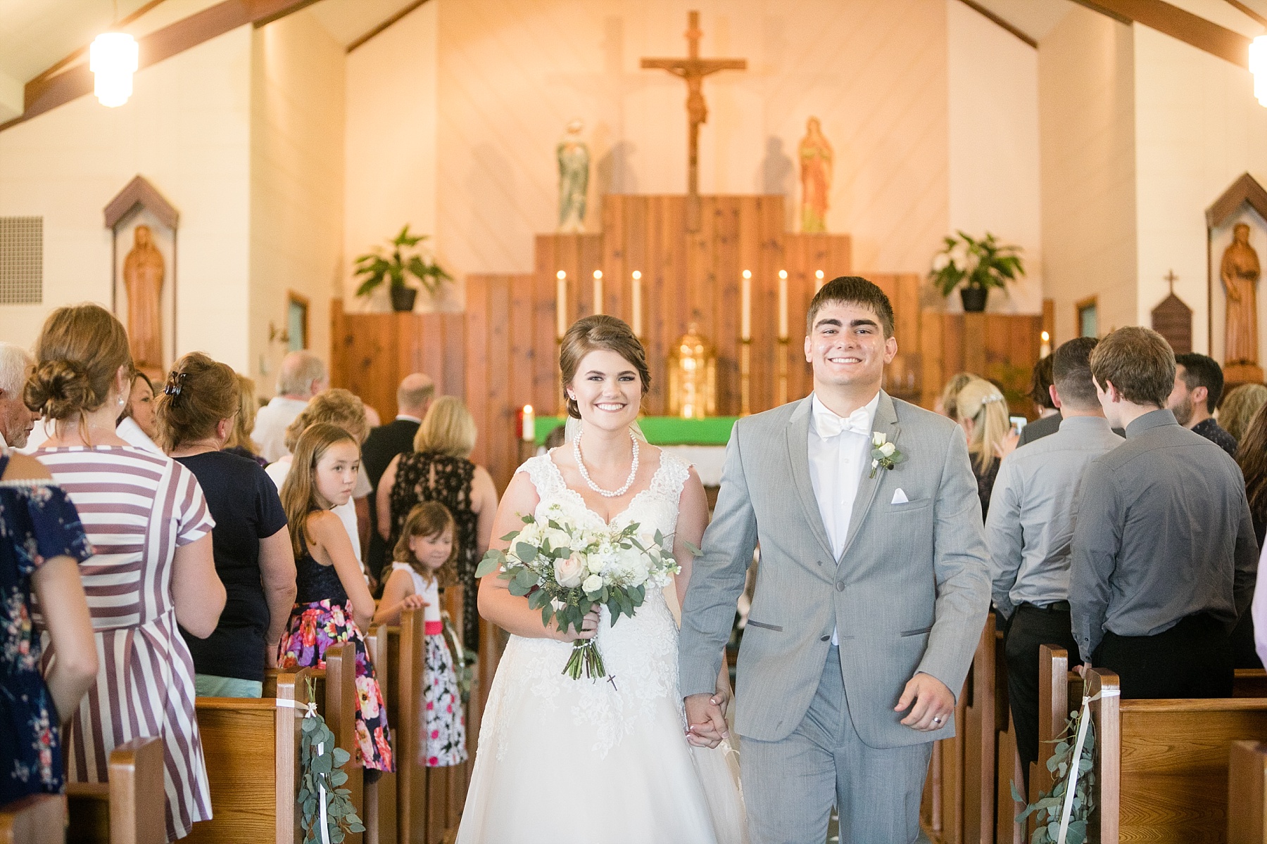 Married at the church between their hometowns at St. Anthony de Padua, and they danced the night away at their Paradise Shores 4 wedding.