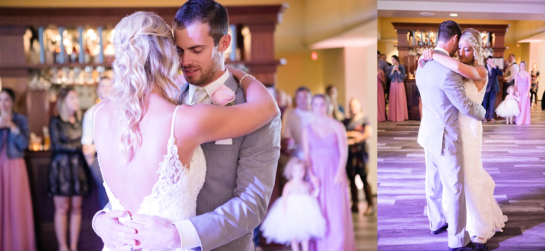 first dance with ignite lighting and entertainment at Lake Wissota Golf & Events