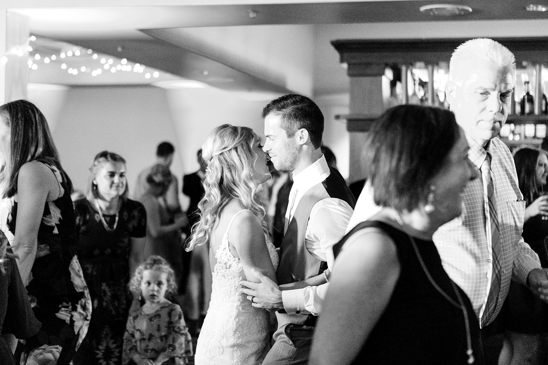 couple on the dance floor at Lake Wissota Golf & Events