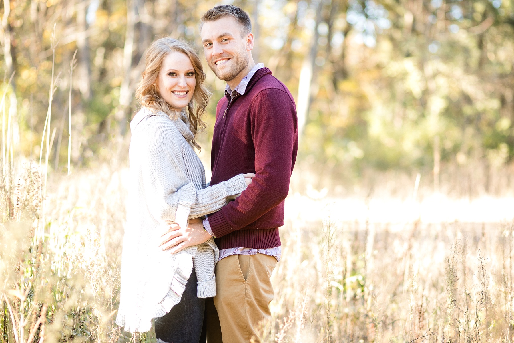 Kirstie & Erik explored the place they got engaged for their Chippewa Falls engagement photos.