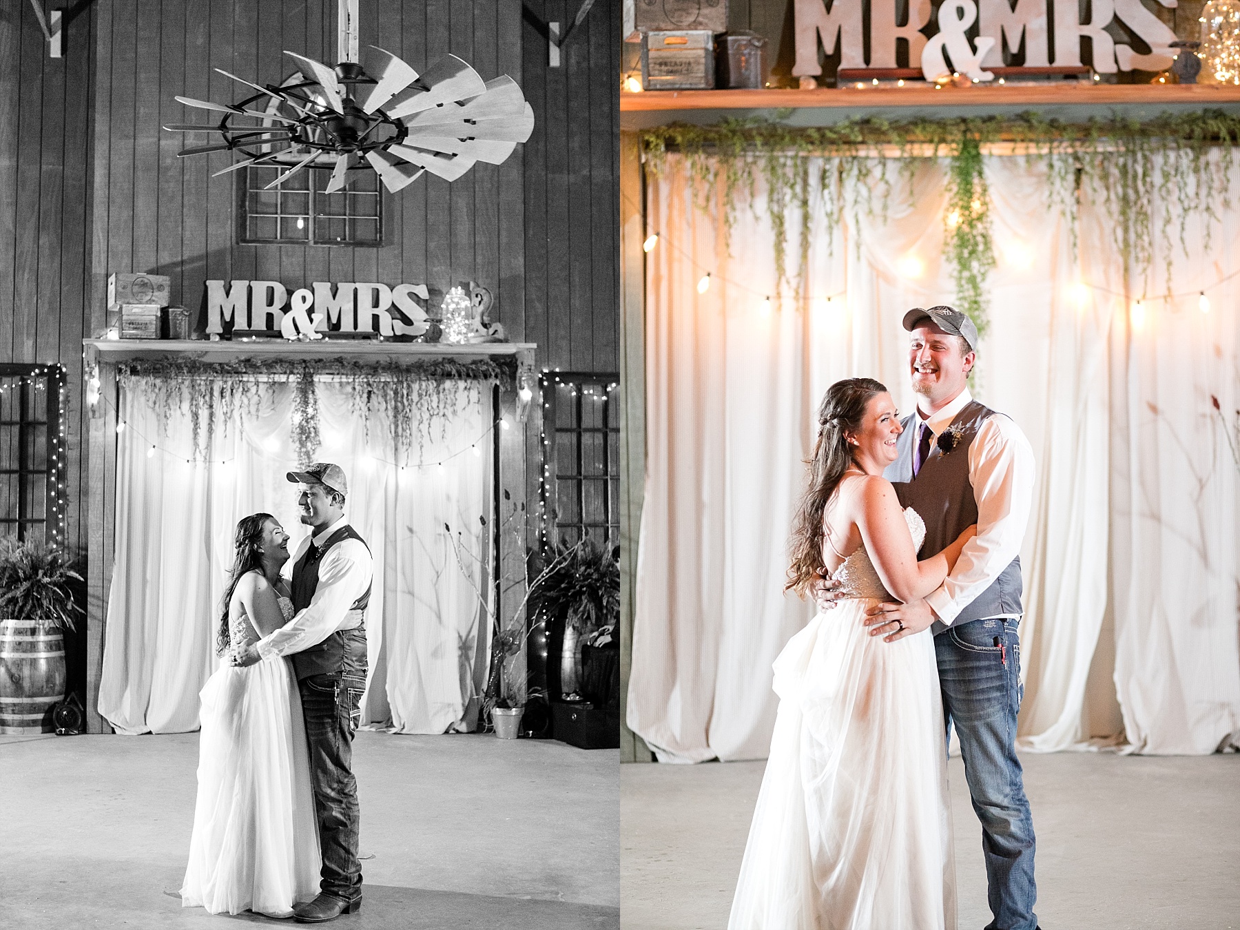 Paris and Shawn were married at The Church Barn wedding venue in Barron, WI